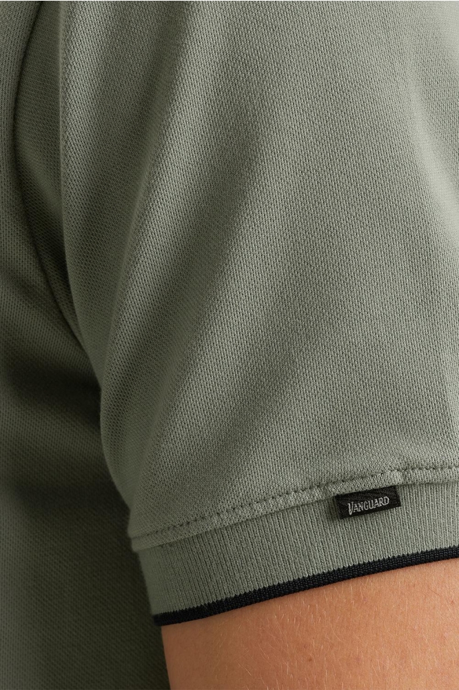 POLO VAN PIQUE MET STRETCH VPSS2504850 6022 CHINOIS GREEN